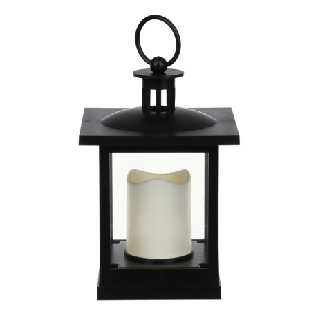 Светильник LED, 13х13х19 см, пластик, 1хCR2023, цвет черный