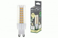 TDM G9 220V 9W(855lm) 3000К 2K, 21,5x70,5мм пластик SQ0340-0228