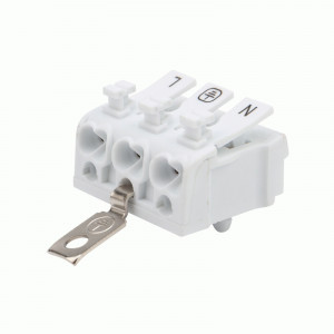 REXANT Клемма пружинная соединительная КСП 3x2,5мм2 земля (100шт, цена за шт) 07-6215-2