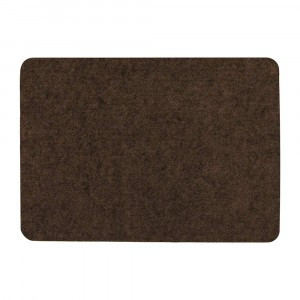Коврик придверный вл/впит Ребристый Slim 50*80см,коричневый,ворс п/э,подложка TPR,24387/ VORTEX