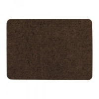 Коврик придверный вл/впит Ребристый Slim 50*80см,коричневый,ворс п/э,подложка TPR,24387/ VORTEX