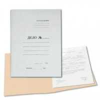 Папка Дело карт. (без скоросшивателя), гарант. пл.290г/кв.м, уп.-термоусадка (на 200л)