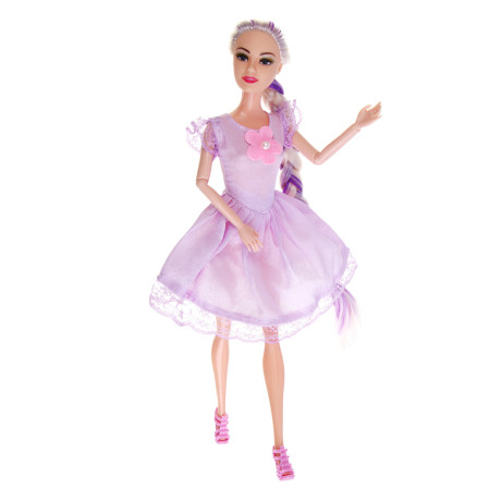 ИГРОЛЕНД Кукла с аксессуарами "На вечеринку" пластик, 15х4,5х31,3 см, 2 дизайна