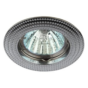 ЭРА KL55 CH св-к встр. 50W MR16 GU5.3 220V, d80, хром