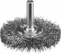 ЗУБР &quot;ПРОФЕССИОНАЛ&quot;. Щетка дисковая для дрели, витая стальная проволока 0,3мм, 50мм