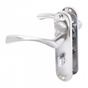 "СТАНДАРТ Комплект ручек, ручка для защелки PH 103/50 L SN левая мат.никель с фиксацией (30)