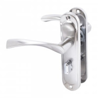 &quot;СТАНДАРТ Комплект ручек, ручка для защелки PH 103/50 L SN левая мат.никель с фиксацией (30)