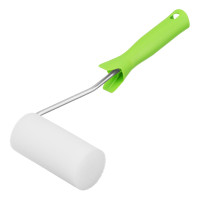 Валик &quot;Поролон&quot; с ручкой и 2 шубки 100 мм, D 42 мм, D ручки 6 мм Сибртех