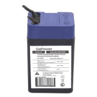 Аккумулятор свинцово-кислотный GoPower LA-430 4V 3Ah 33x45x80 (1/20)