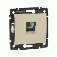 IEK VALENA мех. роз. телеф. СУ 1 мест. сл. кость (RJ11) 774338