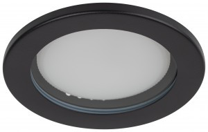 ЭРА GX53 KL95 SBK св-к встр влагозащ. 110х55(90) IP44 черный 1039