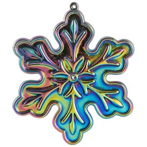 Украшение подвесное "Снежинки", 10 см (уп. 2шт), пласт., ПВХ Волшебная страна