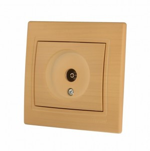 Lezard Мира роз. TV СУ 1 мест. ясень (RG6, проходн.) (корпус PC) 701-4747-129