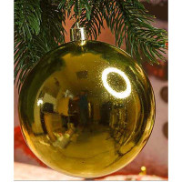 Шар JY-11-2 2 шт 10 см глянцевые золото (36)