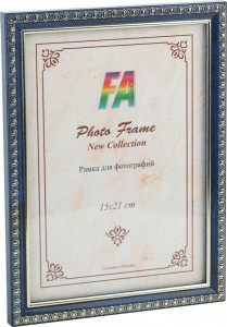 Фоторамка FA Рамка пластик "Камея" бирюза 15х21 1364