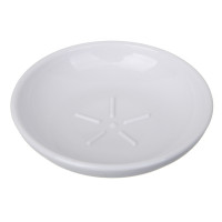 Vetta Мыльница, пластик,  11x11x3 см, белый