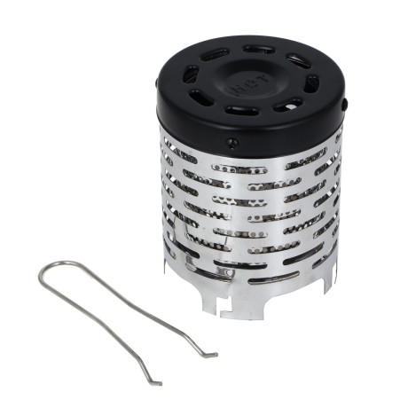 Обогреватель-насадка к газ. портативной плите тм ЕРМАК, 14,7х12см, нерж. сталь