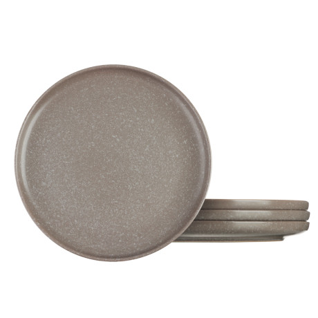 MILLIMI Набор стол.посуды 16пр(тар26см*4, тар20см*4, салатн14см*4, кружка340мл*4) керамика, серый