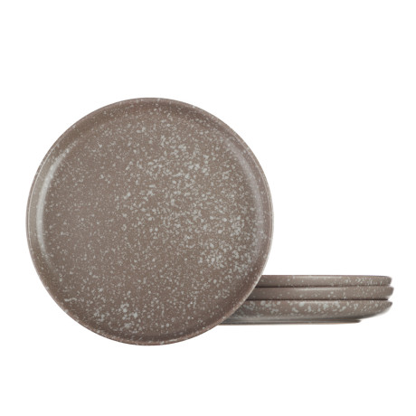 MILLIMI Набор стол.посуды 16пр(тар26см*4, тар20см*4, салатн14см*4, кружка340мл*4) керамика, серый