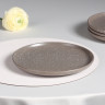 MILLIMI Набор стол.посуды 16пр(тар26см*4, тар20см*4, салатн14см*4, кружка340мл*4) керамика, серый