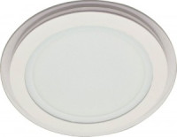 Feron св-к встр. св/д даунлайт 12W(600lm) 4000K 4K подсветка 4K круг 160х35 белый AL32110 41810