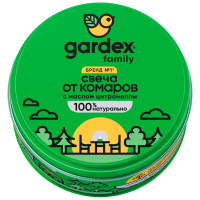 Свеча репеллентная от комаров Gardex Family, 110г