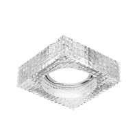 Gauss CR032 св-к встр. MR16 Квадрат ручная огранка 80(60)x50 Кристалл