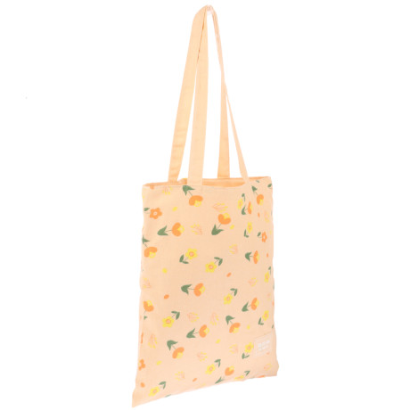 VETTA Сумка двухсторонняя с рисунком цветов и листьев, 34х40 см