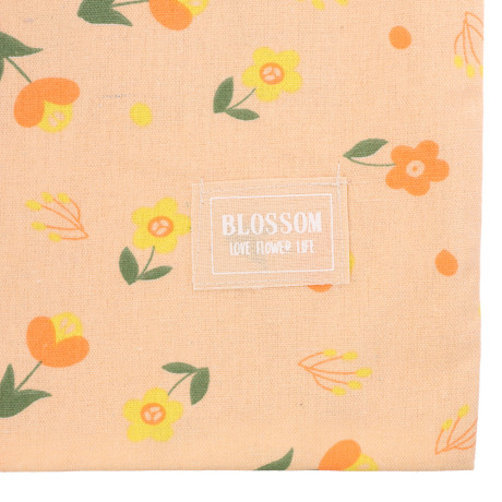 VETTA Сумка двухсторонняя с рисунком цветов и листьев, 34х40 см