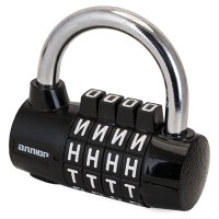 Замок вис ВС1К-60/7 кодовый,черный АЛЛЮР \60