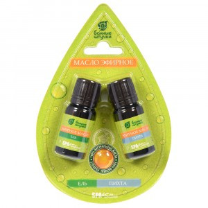 Масло эфирное (набор 2шт) 10мл (ель, пихта) 32287 Банные штучки