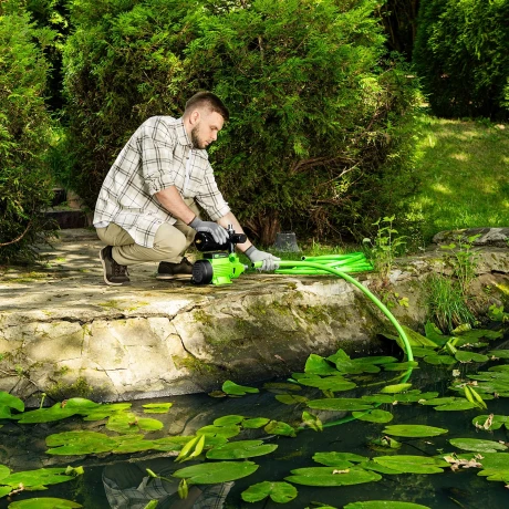 Насосная станция НС400-Ч, 400 Вт, напор 32 м, 2100 л/ч, ресивер 2 л Сибртех