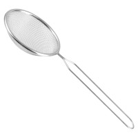Сито с ободом и ручкой 8см, металл