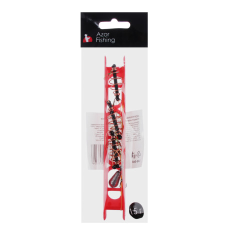 AZOR FISHING Снасть рыболовная "Смерть карася" в сборе, 15гр, 25гр, 2 вида
