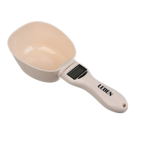 LEBEN Весы-ложка электронная, чаша 300мл, точность 1гр, LED дисплей, CR2032 (в компл.)
