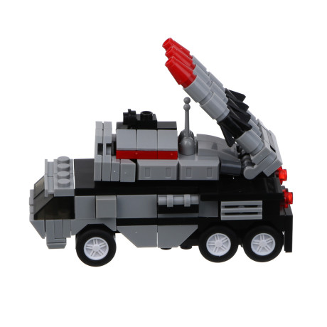 ИГРОЛЕНД Конструктор "Военная техника" с трансформацией, 170-193 дет., 21х4,3х15,5 см, ABS, 6 видов