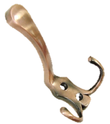 Крючок мебельный 702 тонкий 115 мм, цвет хром