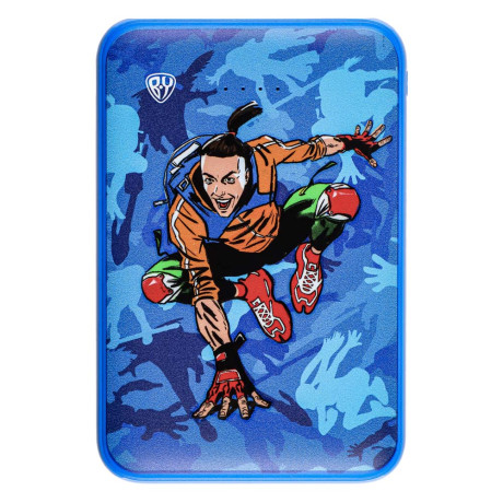 BY Аккумулятор мобильный, 5000мАч, 2xUSB, 2А, Герои, КОНЁК