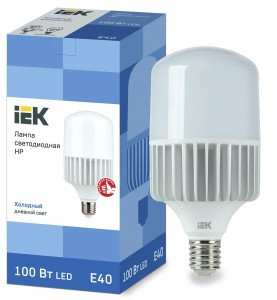 IEK лампа светодиодная HP 100W 230В 6500К E40 LLE-HP-100-230-65-E40