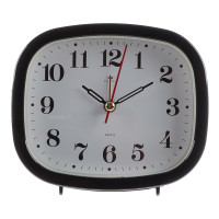Будильник кварц, корпус черный &quot;Классика&quot;, арт.В5-001