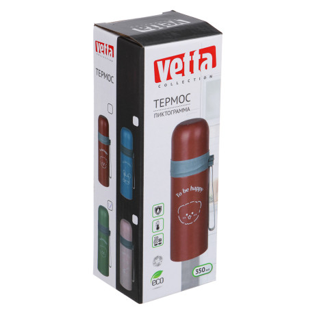 VETTA "Пиктограмма" Термос 350мл, нерж.сталь, 4 дизайна