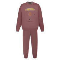 Костюм из футера &quot;BE YOURSELF&quot;, унисекс, марсала, разм.M