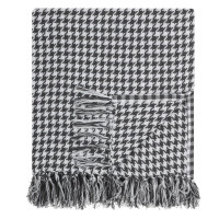 PROVANCE Special Плед хлопок, 200х220см, черно-белый