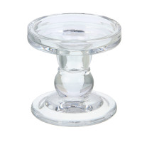 Подсвечник тм LADECOR "Креманка" стеклянный, 8,5x8,5x8,5 см