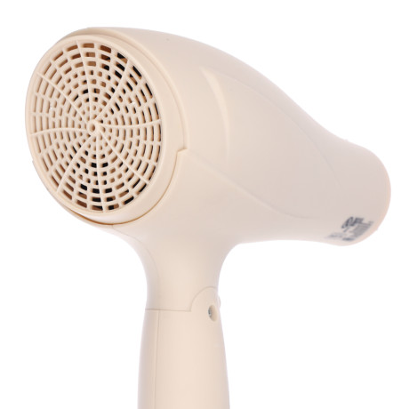 LEBEN Фен, 2200 Вт, 2 скорости, 3 темп. режима, складная ручка, корпус софт тач, бежевый