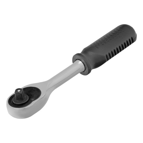 Ключ-трещотка 1/4", CrV, 45 зубьев, с быстрым сбросом, хром Matrix