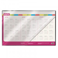 Коврик на стол Attache 59x38см с прозрачным листом календарь на текущий год 877409