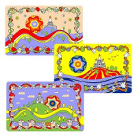 Салфетка &quot;Пасха&quot; 39*25см (кратность 6шт!!!) полимер FJ51-74 Мультидом