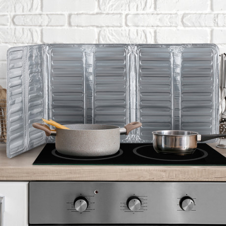 Экран защитный от брызг тм VETTA, 32,5х84см, алюминий