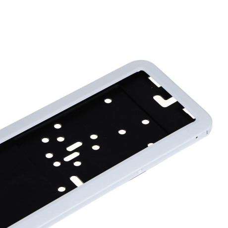 NG Рамка номерного знака, пластик + нерж.сталь 8050 (1 шт.), белый